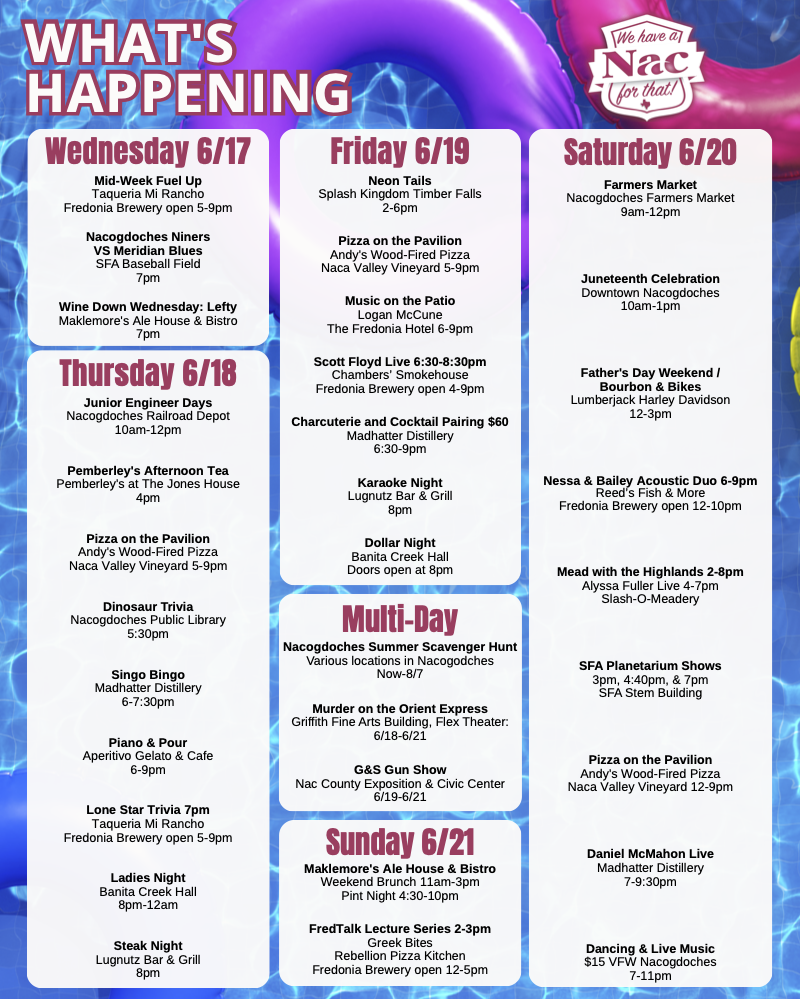 What's Happening Nac - 3/4-3/7/26